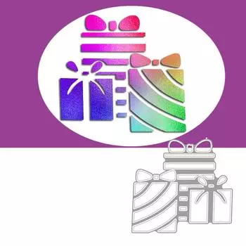 Праздничный подарок, дизайн, стиль, трафарет для резки металла для DIY, скрапбукинг, альбом, фототиснение, бумажная карта, ремесленный декор серебряный