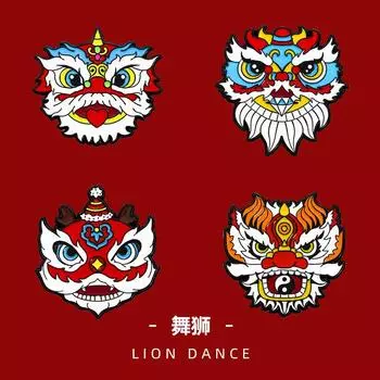 Праздничный значок в виде головы льва из мультфильма, аксессуары для воротника из сплава с каплями масла, брошь «Танец льва»