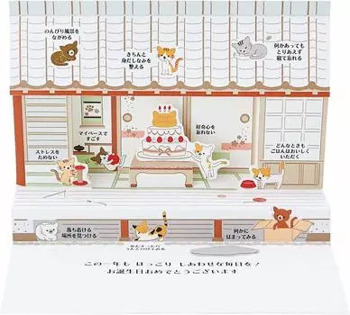 Празднование дня рождения Sanrio Кошки на крыше Чиманян P 2406 350JPNY6-7
