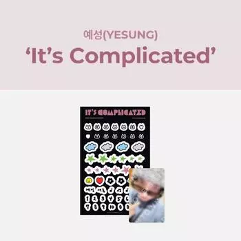 Pre-order 2025 YESUNG Concert It’s Complicated Photo Card Deco Sticker Set