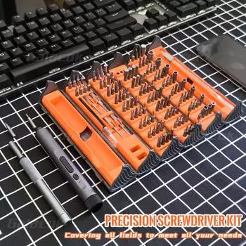 Precision Electric Screwdriver Set 138 in 1 with LED Magnetic Phillips Torx Screwdriver Bits for iPhone PC Camera Watch Glasses