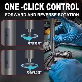 Precision Electric Screwdriver Set 32 in 1 Rechargeable Cordless Repair Tool Kit with 30 Magnetic Screwdrivers for iPhone PC