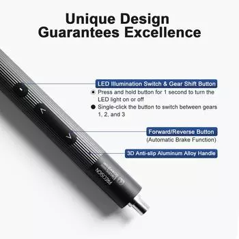 Precision Electric Screwdriver Set Magnetic Slotted Cross Screwdriver Head Professional Repair Tools for iPhone Camera Watch DIY