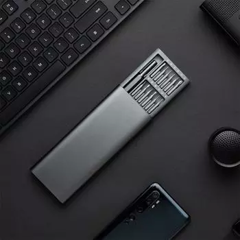 Precision Screwdriver Set 24 in 1 Magnetic Phillips Torx Screw Driver Bits Hand Repair Tools for iPhone PC Game Console DIY серебряный