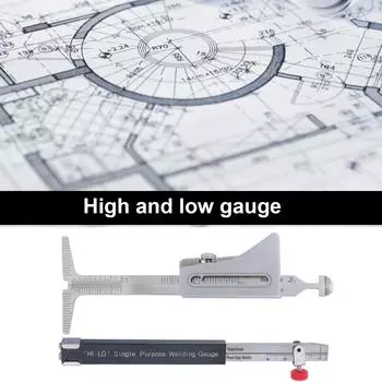 Инструмент для измерения зазоров при сварке Precisions, измеритель высоты из нержавеющей стали, правило контроля сварки для внутреннего выравнивания A