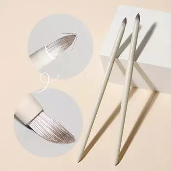 Прецизионная кисть для макияжа с заостренным дизайном, кисть для тональной основы, мягкая, быстро покрывает прыщи и темные круги, косметические инструменты для макияжа чёрный