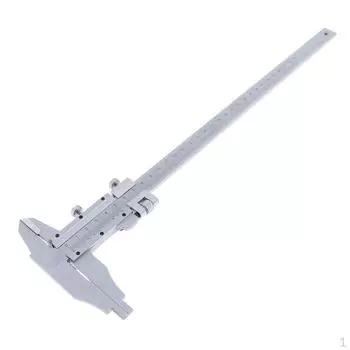 Прецизионная линейка с нониусом из нержавеющей стали 300 x 0,02 мм, метрическая штангенциркуль