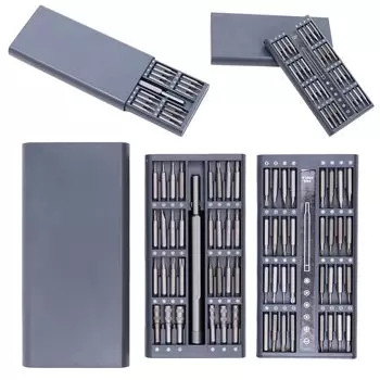 Прецизионная отвертка 63 предмета 63in1 DIY инструмент разборка ремонтный кейс в комплекте HFS(р) Набор, Набор, Набор, Многофункциональный, Очки, Часы, Инструменты, Инструменты,