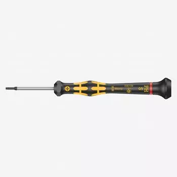 Прецизионная отвертка WERA Craft Foam 1573 ESD с защитой от электростатического разряда, лезвие Edge Plus 1, длина оси 50 мм 030109