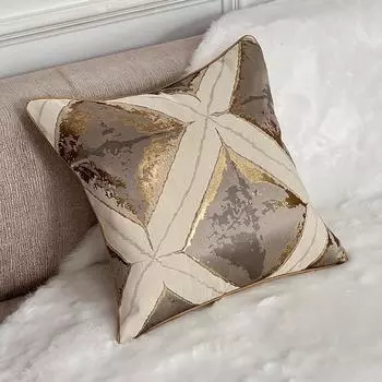 Прецизионная жаккардовая наволочка, светлая, роскошная, с бриллиантами, наволочка, декоративная подушка, подушка 45*45cm