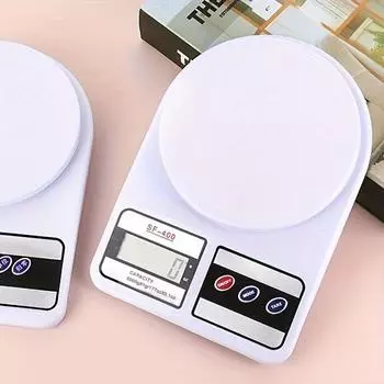 Прецизионные цифровые кухонные весы — прочные, простые в использовании, стильный белый дизайн с ЖК-дисплеем, функция очистки идеально подходит для ингредиентов, ювелирных изделий и многого другого. 5kg