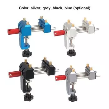 Прецизионные настольные зажимы из алюминиевого сплава, многофункциональные мини-настольные зажимы, домашние DIY деревообработка синий