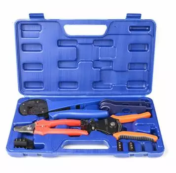 Прецизионные обжимные клещи IWISS Sunlight Solar Panel с новым храповым механизмом, совместимые с набором прецизионных инструментов 2,5/4/6 мм2 (МС3/МС4