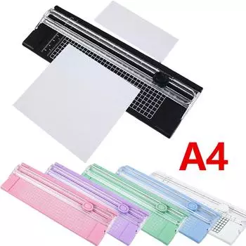 Прецизионные триммеры для бумаги формата А4 с выдвижной линейкой, легкий станок для резки фотоэтикеток, инструмент для резки бумаги, офисные принадлежности