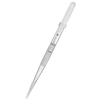 Прецизионный регулируемый пинцет с защелкой 165 мм из нержавеющей стали для ювелирных изделий, электронных компонентов, удерживающих плотно Silvery