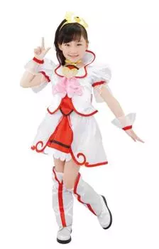 PreCure Cure Ace Narikiri Chara Lito Kids Costume Girls DokiDoki!