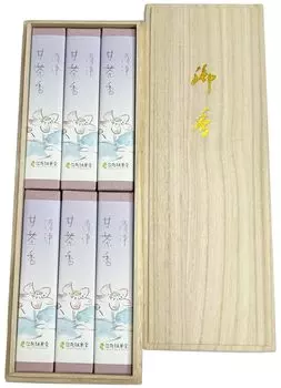 предмет с подарком Awaji Umekundo ароматические палочки для чистого сладкого чая павловния 14 см (Упакованная бирка) дарение, благовония, коробка, #81fbans жёлтый