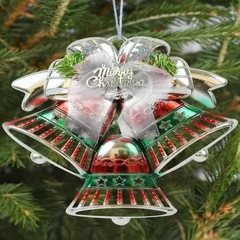 Предметы украшения рождественской елки, большие колокольчики для главной двери, елка, настенный реквизит, украшения, аксессуары, рождественский декор для домашнего офиса