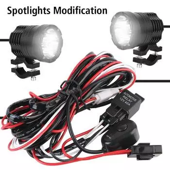 Предохранитель 12 В 40 А, кабель 9 В-16 В длиной 2 м для грузовиков, лодок, внедорожников, светодиодных индикаторов, автомобильных аксессуаров, реле контроллера автомобильных огней