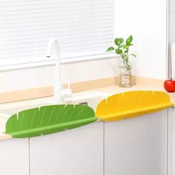 Предотвращает разбрызгивание, прочный, однотонный, с повышенным дизайном, защитный щиток для столешницы, защита от брызг воды зелёный