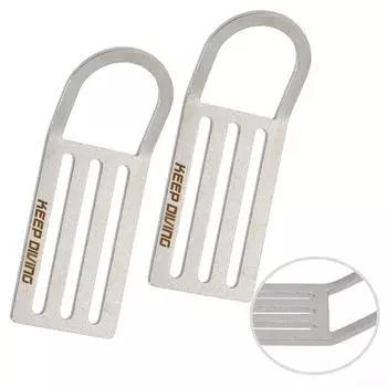 Предотвращает случайное высвобождение грузового пояса из нержавеющей стали для подводного плавания с аквалангом