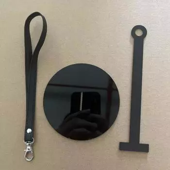 Предотвращает спутывание пряжи, держатель для пряжи на запястье с кожаным ремешком на запястье, стойка для хранения пряжи для вязания Black - A