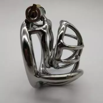 Предотвращение внебрачного секса, клетка для члена, устройство мужского целомудрия из нержавеющей стали, замок пениса, кольцо для члена, пояс верности, секс-игрушка, M127 40mm ring