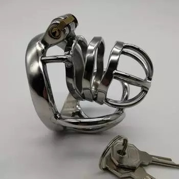 Предотвращение внебрачного секса, отдельная клетка для члена для яичек, устройство мужского целомудрия из нержавеющей стали, замок пениса, кольцо для члена, пояс верности, M131 40mm ring