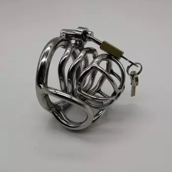 Предотвращение внебрачного секса, отдельная клетка для члена для яичек, навесной замок из нержавеющей стали для мужского устройства целомудрия, кольцо для пениса, пояс верности, M137 40mm ring