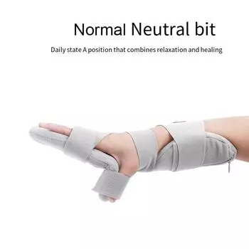 Предотвратить восстановление спазма. Отделенная доска для пальцев. Подставка для рук. Шина. Защита запястья. Фиксация перелома запястья. right hand