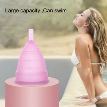 Предотвратите гинекологические заболевания, мягкая чашка для первого периода, удобный женский тампон, менструальный L фиолетовый