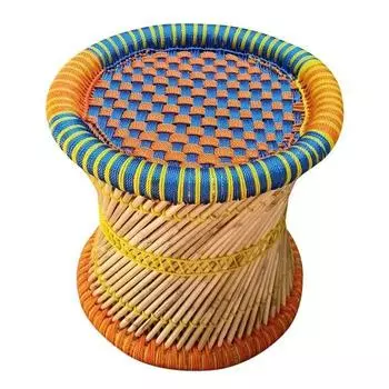 Предприятия Мудда Мудди Стул Сад Ремесла Тростник Деревянный Дамру Черный Цвет (многокрасочный) 15*15 (Пакет из 1)