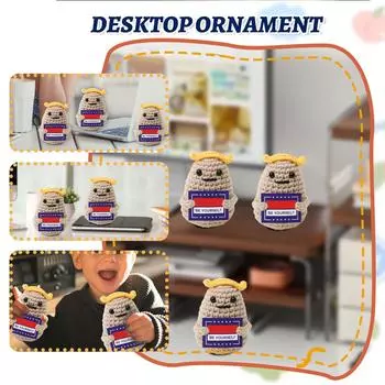 Представляем вам вязанных вручную маленьких кукол! Перемены, перемены, перемены! Я стану очень милой малышкой и буду счастлива с тобой каждый день! One Size