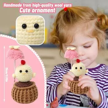 Представляем вам вязанных вручную маленьких кукол! Перемены, перемены, перемены! Я стану очень милой малышкой и буду счастлива с тобой каждый день! One Size