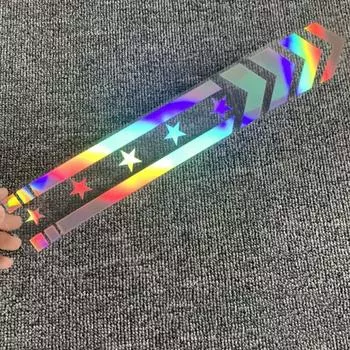 Предупреждающая лента безопасности, наклейки на крылья мотоцикла, полосатые светоотражающие наклейки, наклейки на крылья, ленты жёлтый