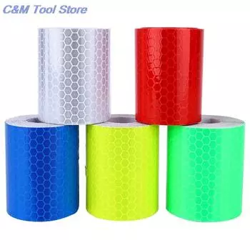 Предупреждающая лента, наклейки, светоотражатель, предупреждающий свет, защитная наклейка, светоотражающая пленка, светоотражающий знак безопасности автомобиля зелёный