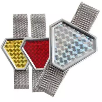 Предупреждающая светоотражающая треугольная электростатическая полоса для автомобильного металлического электростатического ремня красный