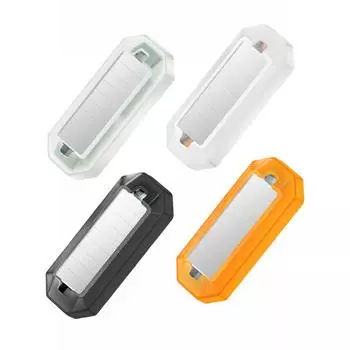 Предупреждающие светодиодные фонари на солнечной батарее, самоклеящиеся светодиодные фонари для автомобиля, мгновенное включение, водонепроницаемые, противоугонные, стробоскопические чёрный