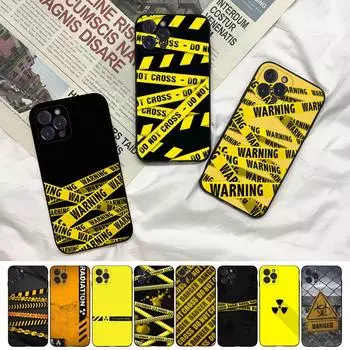 Предупреждающий чехол для телефона Fondos для Iphone 8 7 6 6s Plus X Se 2020 Xr Xs 14 11 12 13 Mini Pro Max мобильный чехол For iphone 14 plus