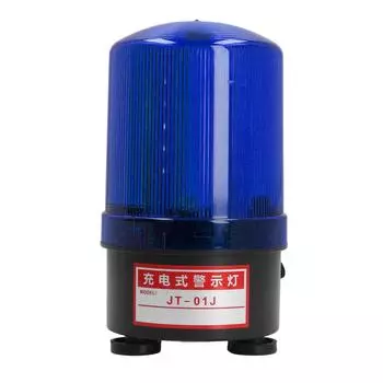Предупреждающий мигающий световой сигнал Магнитное всасывание Вращающийся зарядный светодиодный сигнальный световой сигнал со звуковым сигналом синий