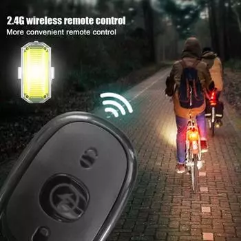 Предупреждающий световой сигнал для мотоцикла, светодиодный стробоскоп с дистанционным управлением, защита от столкновений, водонепроницаемый супер яркий ночной сигнал, аварийное освещение 1pc