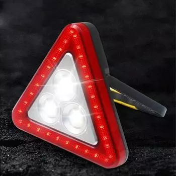 Предупреждающий треугольник светодиодный автомобильный 4 режима COB Многофункциональные прожекторы для поломки автомобиля A2