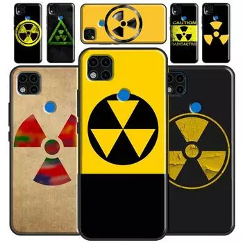 Предупреждающий знак ядерного излучения принципиально для Xiaomi Redmi Note 10S 9S 8T 9 Note 10 Pro Note 11 Pro Redmi 9C 9A 9T мягкий чехол Redmi 7A