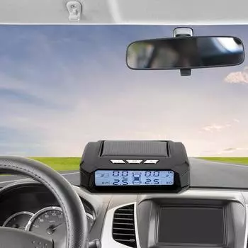 Предупреждение о температуре. Экономия топлива с 4 внешними датчиками. Солнечная система TPMS. Монитор давления в автомобильных шинах. Система контроля давления в шинах. Встроенный датчик. Интеллектуальный датчик. Black and white external