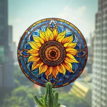 Предупреждение о воздействии подсолнуха, 3D статические наклейки на окна, съемный отпугиватель птиц, декоративный аксессуар для дома