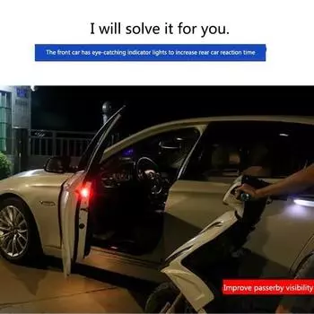 Предупреждение об открытой двери автомобиля Противоударные огни Безопасность Противоударные огни Магнитный датчик Стробоскоп Мигающие огни Сигнализация Парковочные огни синий