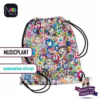 [ПРЕДВАРИТЕЛЬНЫЙ ЗАКАЗ : ПРЕИМУЩЕСТВА] Новая джинсовая сумка «Сверхъестественное» NJ X MURAKAMI на шнурке вер.