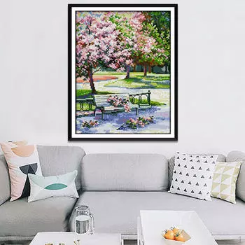 Предварительно напечатанный шаблон вышивки стежком, подсчет изображения ручной работы