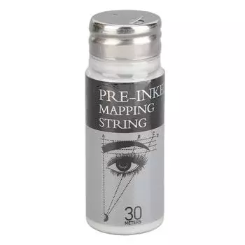 Предварительно окрашенная линия для картирования бровей, гипоаллергенная, для хранения бутылочек, линия для маркировки бровей для полуперманентного макияжа белый