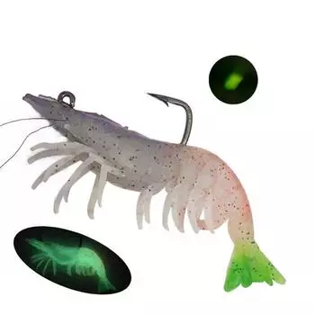 Предварительно оснащенные рыболовные приманки, сверхпрочные приманки для ловли окуня из термопластичного эластомера, качественные реалистичные мягкие приманки для ловли раков и креветок, болотные приманки без водорослей